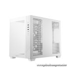 DeepCool Számítógépház - CG330 3F WH (fehér, ablakos, 3x12cm A-RGB, BTF, mATX, 2xUSB3.0, 1xUSB2.0)