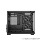 DeepCool Számítógépház - CG330 3F (fekete, ablakos, 3x12cm A-RGB, BTF, mATX, 2xUSB3.0, 1xUSB2.0)