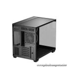 DeepCool Számítógépház - CG330 3F (fekete, ablakos, 3x12cm A-RGB, BTF, mATX, 2xUSB3.0, 1xUSB2.0)