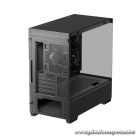 DeepCool Számítógépház - CG380 3F (fekete, ablakos, 3x12cm A-RGB, BTF, mATX, 2xUSB3.0, 1xUSB2.0)