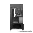 DeepCool Számítógépház - CG380 3F (fekete, ablakos, 3x12cm A-RGB, BTF, mATX, 2xUSB3.0, 1xUSB2.0)