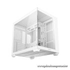 DeepCool Számítógépház - CG530 WH (fehér, ablakos, venti nélkül, BTF, ATX, 2xUSB3.0, 1xUSB2.0)