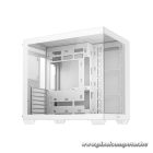 DeepCool Számítógépház - CG530 WH (fehér, ablakos, venti nélkül, BTF, ATX, 2xUSB3.0, 1xUSB2.0)