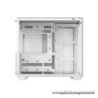 DeepCool Számítógépház - CG530 WH (fehér, ablakos, venti nélkül, BTF, ATX, 2xUSB3.0, 1xUSB2.0)