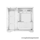 DeepCool Számítógépház - CG530 WH (fehér, ablakos, venti nélkül, BTF, ATX, 2xUSB3.0, 1xUSB2.0)
