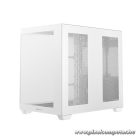 DeepCool Számítógépház - CG530 WH (fehér, ablakos, venti nélkül, BTF, ATX, 2xUSB3.0, 1xUSB2.0)