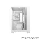 DeepCool Számítógépház - CG530 4F WH (fehér, ablakos, 4x12cm A-RGB, BTF, ATX, 2xUSB3.0, 1xUSB2.0)