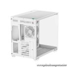 DeepCool Számítógépház - CG530 4F WH (fehér, ablakos, 4x12cm A-RGB, BTF, ATX, 2xUSB3.0, 1xUSB2.0)