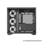 DeepCool Számítógépház - CG530 4F (fekete, ablakos, 4x12cm A-RGB, BTF, ATX, 2xUSB3.0, 1xUSB2.0)