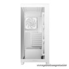 DeepCool Számítógépház - CG580 4F WH (fehér, ablakos, 4x12cm A-RGB, BTF, ATX, 2xUSB3.0, 1xUSB2.0)