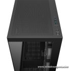 DeepCool Számítógépház - CG580 4F V2 (fekete, ablakos, 4x12cm A-RGB, BTF, ATX, 2xUSB3.0, 1xUSB2.0)