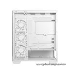 DeepCool Számítógépház - CG580 4F WH V2 (fehér, ablakos, 4x12cm A-RGB, BTF, ATX, 2xUSB3.0, 1xUSB2.0)