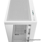 DeepCool Számítógépház - CG580 4F WH V2 (fehér, ablakos, 4x12cm A-RGB, BTF, ATX, 2xUSB3.0, 1xUSB2.0)