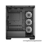 DeepCool Számítógépház - CG580 4F (fekete, ablakos, 4x12cm A-RGB, BTF, ATX, 2xUSB3.0, 1xUSB2.0)