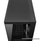 DeepCool Számítógépház - CG580 4F (fekete, ablakos, 4x12cm A-RGB, BTF, ATX, 2xUSB3.0, 1xUSB2.0)