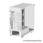 DeepCool Számítógépház - CG580 WH (fehér, abakos, venti nélkül, BTF, ATX, 2xUSB3.0, 1xUSB2.0)