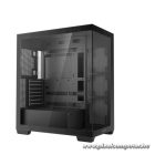 DeepCool Számítógépház - CG580 (fekete, ablakos, venti nélkül, BTS, ATX, 2xUSB3.0, 1xUSB2.0)