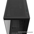 DeepCool Számítógépház - CG580 (fekete, ablakos, venti nélkül, BTS, ATX, 2xUSB3.0, 1xUSB2.0)