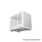 DeepCool Számítógépház - CH160 WH (fekete, Mini-ITX, 2xUSB3.0, Type-C, fehér)