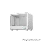 DeepCool Számítógépház - CH160 WH (fekete, Mini-ITX, 2xUSB3.0, Type-C, fehér)