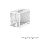 DeepCool Számítógépház - CH160 WH (fekete, Mini-ITX, 2xUSB3.0, Type-C, fehér)