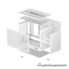 DeepCool Számítógépház - CH160 WH (fekete, Mini-ITX, 2xUSB3.0, Type-C, fehér)