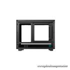 DeepCool Számítógépház - CH160 (fekete, Mini-ITX, 2xUSB3.0, Type-C, fekete)