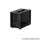 DeepCool Számítógépház - CH160 (fekete, Mini-ITX, 2xUSB3.0, Type-C, fekete)