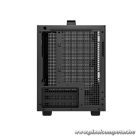 DeepCool Számítógépház - CH160 (fekete, Mini-ITX, 2xUSB3.0, Type-C, fekete)