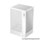 DeepCool Számítógépház - CH170 DIGITAL WH (fekete, Mini-ITX, 2xUSB3.0, Type-C, fehér)