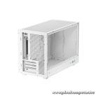 DeepCool Számítógépház - CH260 WH (fekete, Mini-ITX/Micro ATX (BTF), 2xUSB3.0, Type-C, fehér)