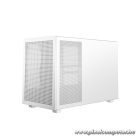 DeepCool Számítógépház - CH260 WH (fekete, Mini-ITX/Micro ATX (BTF), 2xUSB3.0, Type-C, fehér)