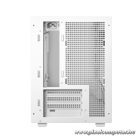 DeepCool Számítógépház - CH260 WH (fekete, Mini-ITX/Micro ATX (BTF), 2xUSB3.0, Type-C, fehér)