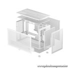 DeepCool Számítógépház - CH260 WH (fekete, Mini-ITX/Micro ATX (BTF), 2xUSB3.0, Type-C, fehér)