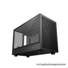 DeepCool Számítógépház - CH260 (fekete, Mini-ITX/Micro ATX (BTF), 2xUSB3.0, Type-C, fekete)