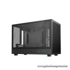 DeepCool Számítógépház - CH260 (fekete, Mini-ITX/Micro ATX (BTF), 2xUSB3.0, Type-C, fekete)
