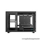 DeepCool Számítógépház - CH260 (fekete, Mini-ITX/Micro ATX (BTF), 2xUSB3.0, Type-C, fekete)