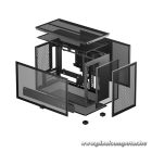 DeepCool Számítógépház - CH260 (fekete, Mini-ITX/Micro ATX (BTF), 2xUSB3.0, Type-C, fekete)