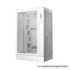 DeepCool Számítógépház - CH270 DIGITAL WH (fekete, Mini-ITX/Micro-ATX (BTF), 2xUSB3.0, Type-C, fehér)