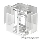 DeepCool Számítógépház - CH270 DIGITAL WH (fekete, Mini-ITX/Micro-ATX (BTF), 2xUSB3.0, Type-C, fehér)