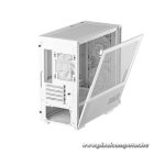 DeepCool Számítógépház - CH360 DIGITAL WH (fekete, 2x14cm +1x12 venti, Mini-ITX / Micro-ATX, 1xUSB3.0, A-RGB, fehér)