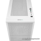 DeepCool Számítógépház - CH360 DIGITAL WH (fekete, 2x14cm +1x12 venti, Mini-ITX / Micro-ATX, 1xUSB3.0, A-RGB, fehér)
