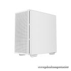 DeepCool Számítógépház - CH360 DIGITAL WH (fekete, 2x14cm +1x12 venti, Mini-ITX / Micro-ATX, 1xUSB3.0, A-RGB, fehér)