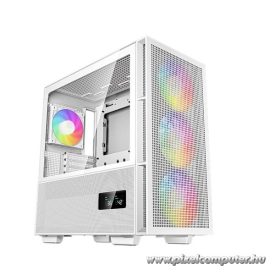   DeepCool Számítógépház - CH560 DIGITAL WH (fehér, 3x14cm + 1x12 venti, Mini-ITX / Micro-ATX / ATX / E-ATX, 2xUSB3.0)