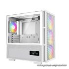 DeepCool Számítógépház - CH560 DIGITAL WH (fehér, 3x14cm + 1x12 venti, Mini-ITX / Micro-ATX / ATX / E-ATX, 2xUSB3.0)