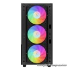 DeepCool Számítógépház - CH560 DIGITAL (fekete, 3x14cm +1x12  A-RGB ventilllátor, E-ATX, 2xUSB3.0)