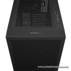 DeepCool Számítógépház - CH560 DIGITAL (fekete, 3x14cm +1x12  A-RGB ventilllátor, E-ATX, 2xUSB3.0)