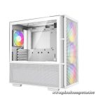 DeepCool Számítógépház - CH560 WH (fehér, 3x14cm + 1x12  A-RGB ventilllátor, E-ATX, 2xUSB3.0)
