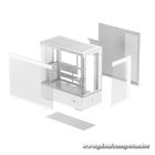 DeepCool Számítógépház - CH690 DIGITAL WH (fehér, ATX, 1xUSB-C, 2xUSB3.0)