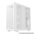 DeepCool Számítógépház - CH780 WH (fehér, ablakos, 3x140mm A-RGB ventilllátor, E-ATX, 4xUSB3.0)